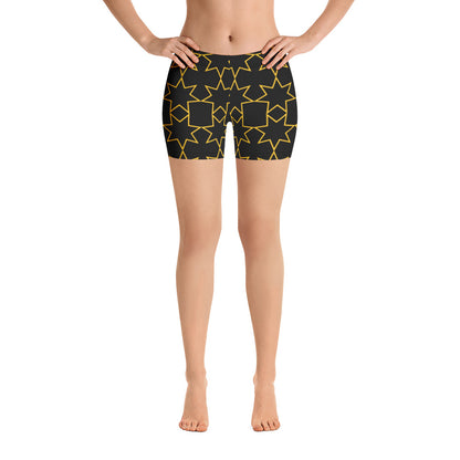 Athletic Authority "Star Burst Black" Shorts