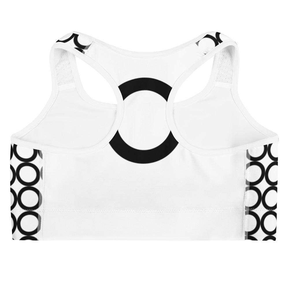 Athletic Authority "Circles Black Sports Bra