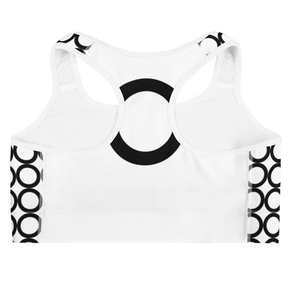 Athletic Authority "Circles Black Sports Bra