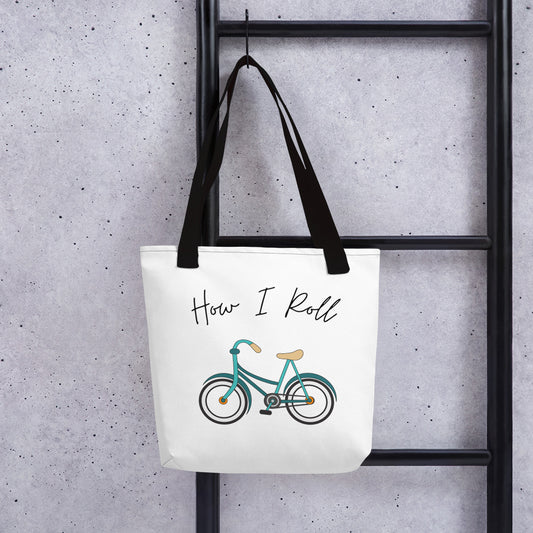 MYNY Hub "How I Roll" NYC  Tote Bag front