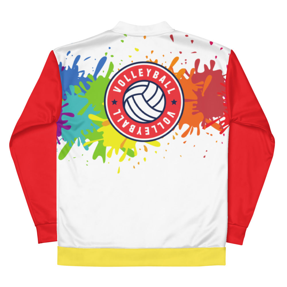 Athletic Authority " Volleyball"  Unisex Bomber Jacket