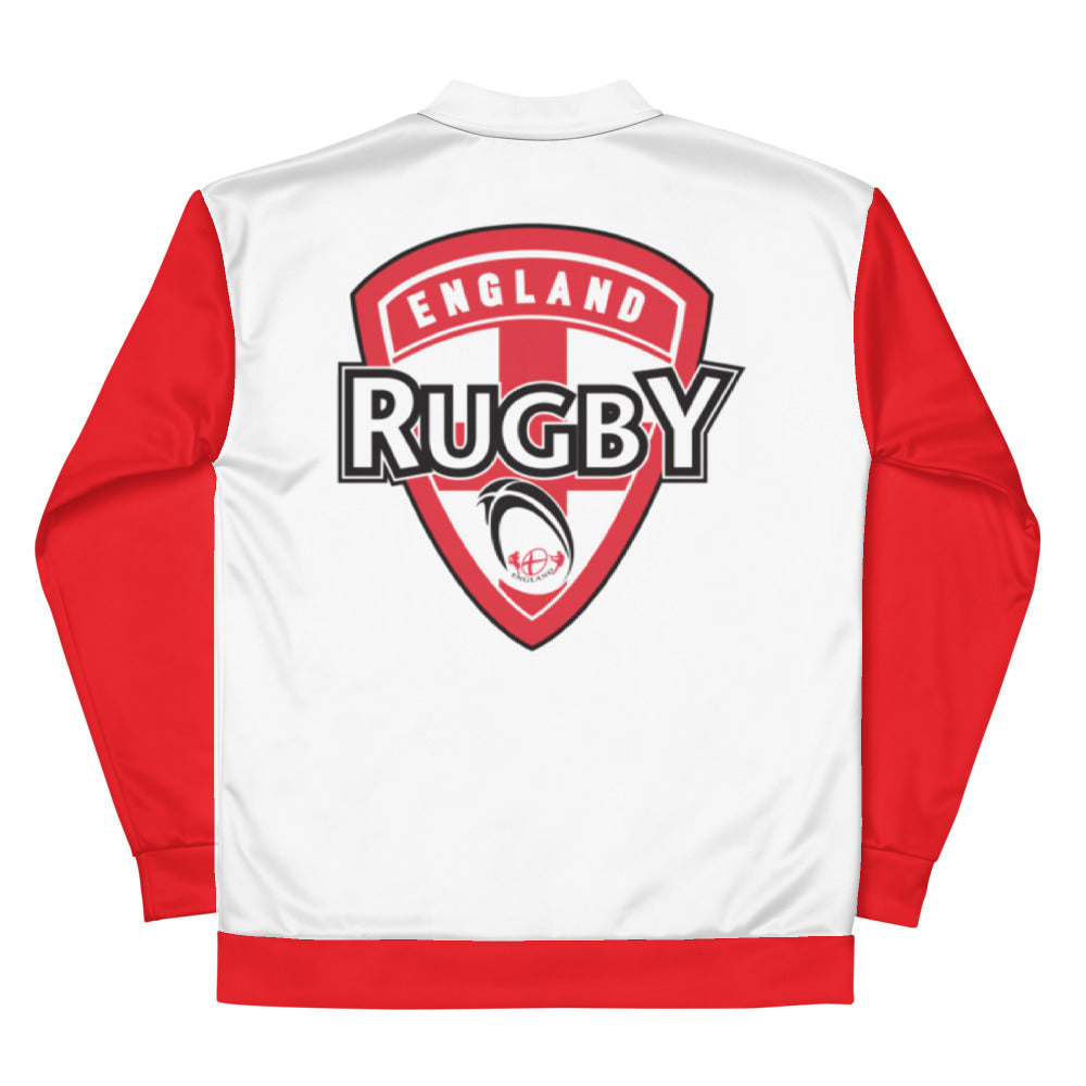 Athletic Authority "England Rugby"  Unisex Bomber Jacket back