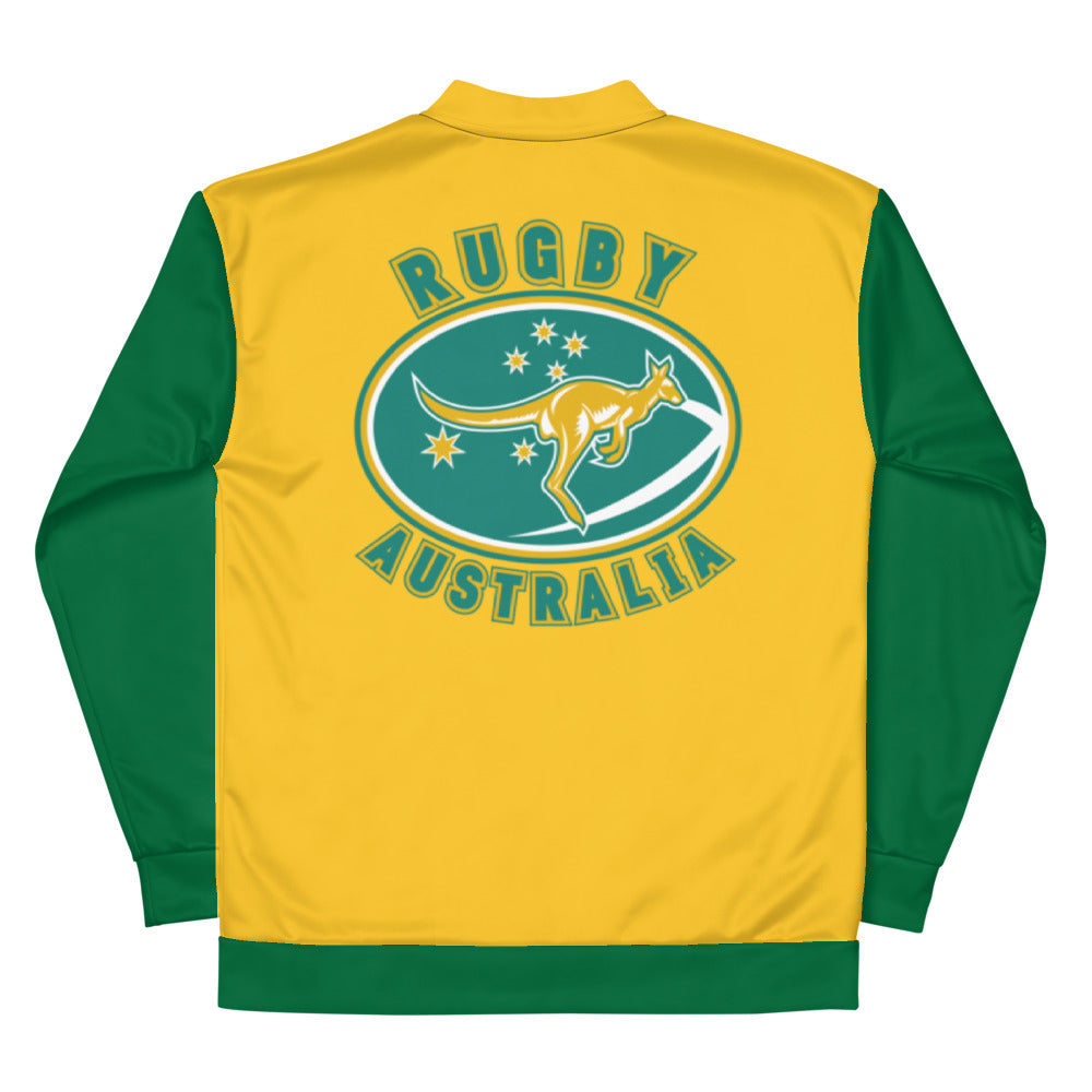 Athletic Authority "Australia Rugby"  Unisex Bomber Jacket back