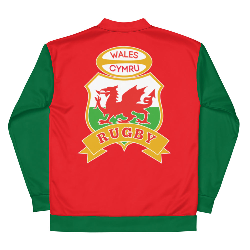 Athletic Authority "Wales Rugby"  Unisex Bomber Jacket