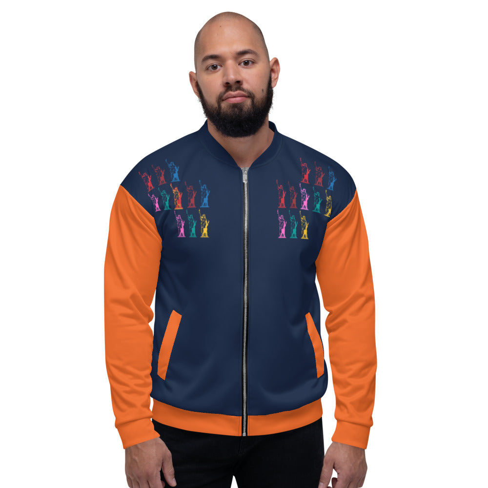 MYNY Hub "6 Libertys" Unisex Bomber Jacket