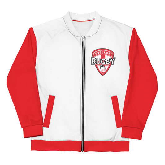 Athletic Authority "England Rugby"  Unisex Bomber Jacket front