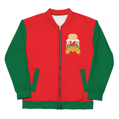 Athletic Authority "Wales Rugby"  Unisex Bomber Jacket