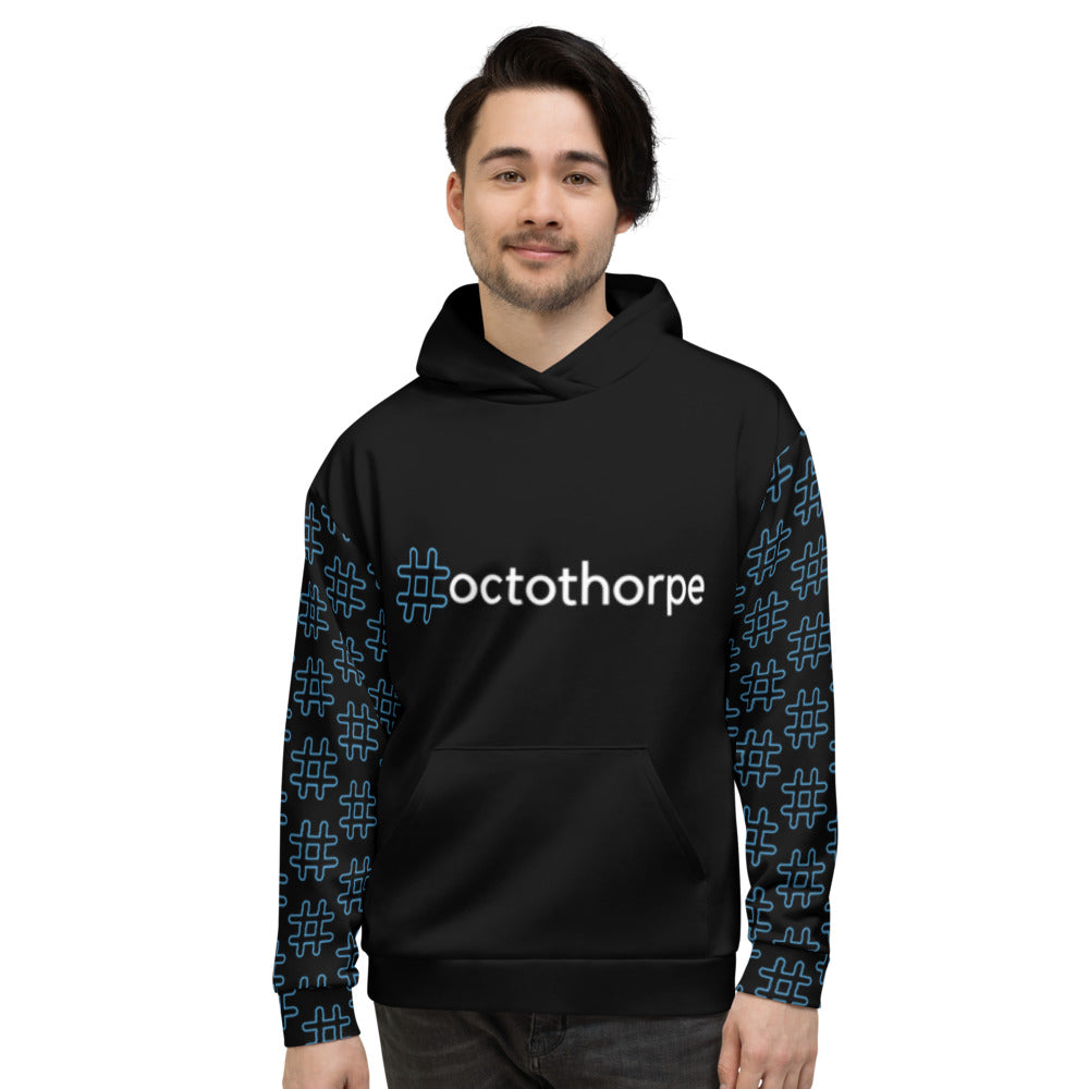 Word Nurd "#Octothorpe" Unisex Hoodie front