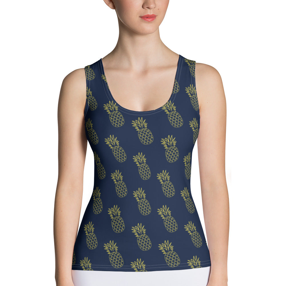 Athletic Authority  "Pineapple" Tank Top