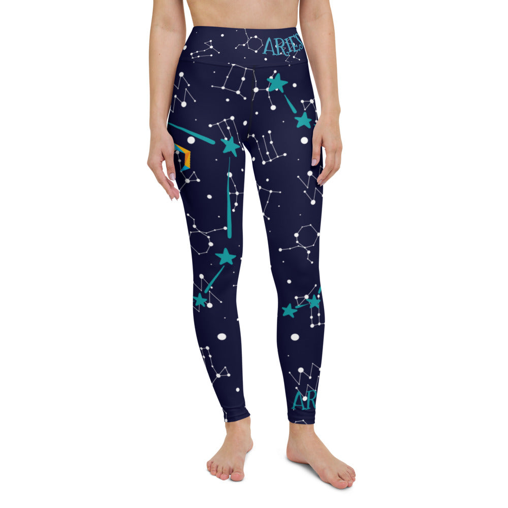 Athletic Authority "Yoga Aries" Yoga Leggings front