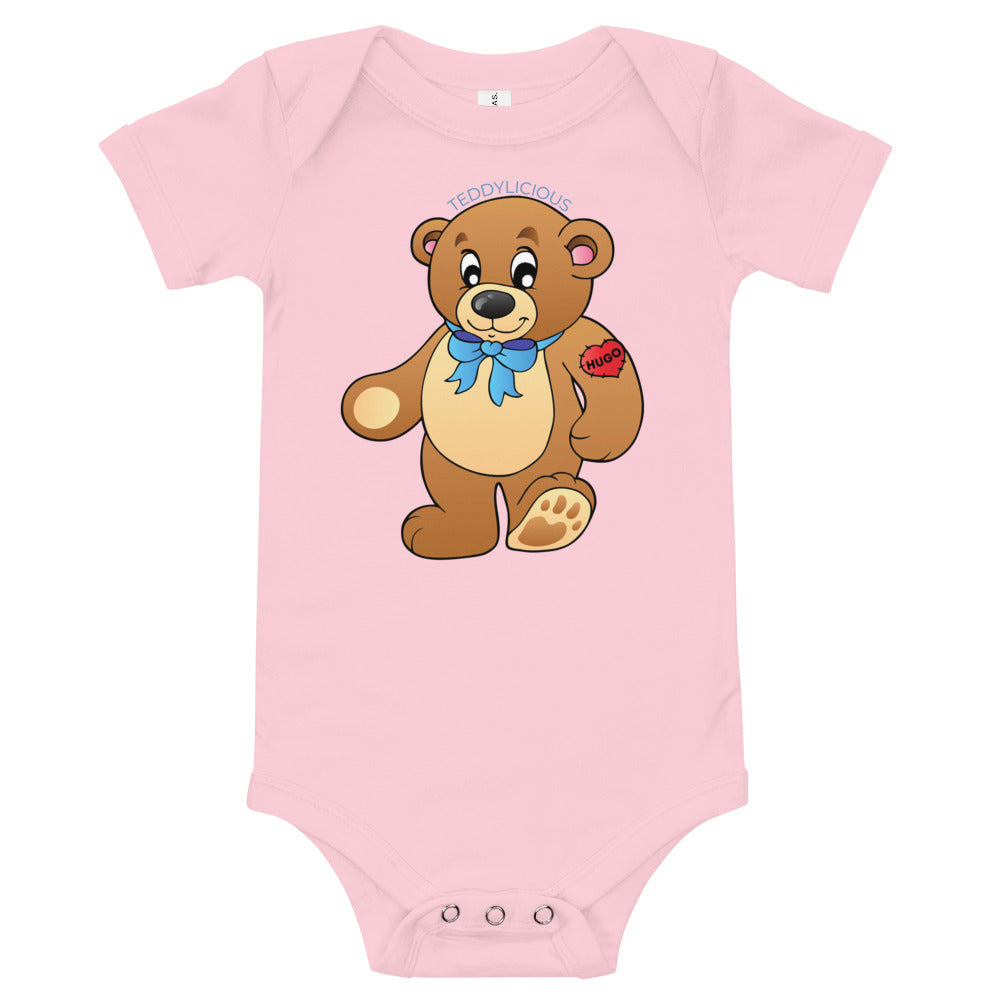 Teddylicious "Hugo" Baby Short Sleeve Onesie