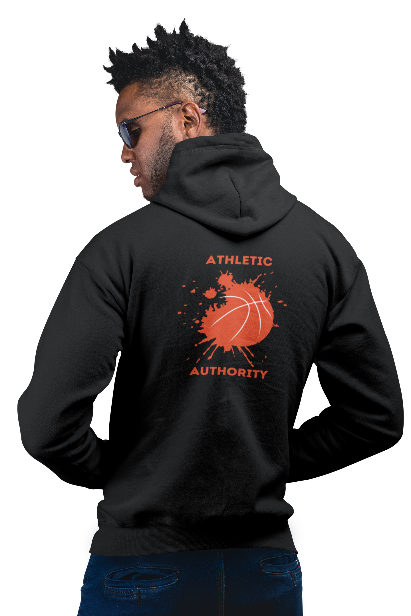 Athletic Authority  "Basketball Smash" Unisex Lightweight Hoodie