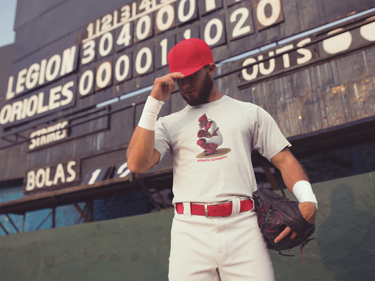 Athletic Authority  "Baseball Catcher" Unisex Tri-Blend Short sleeve t-shirt