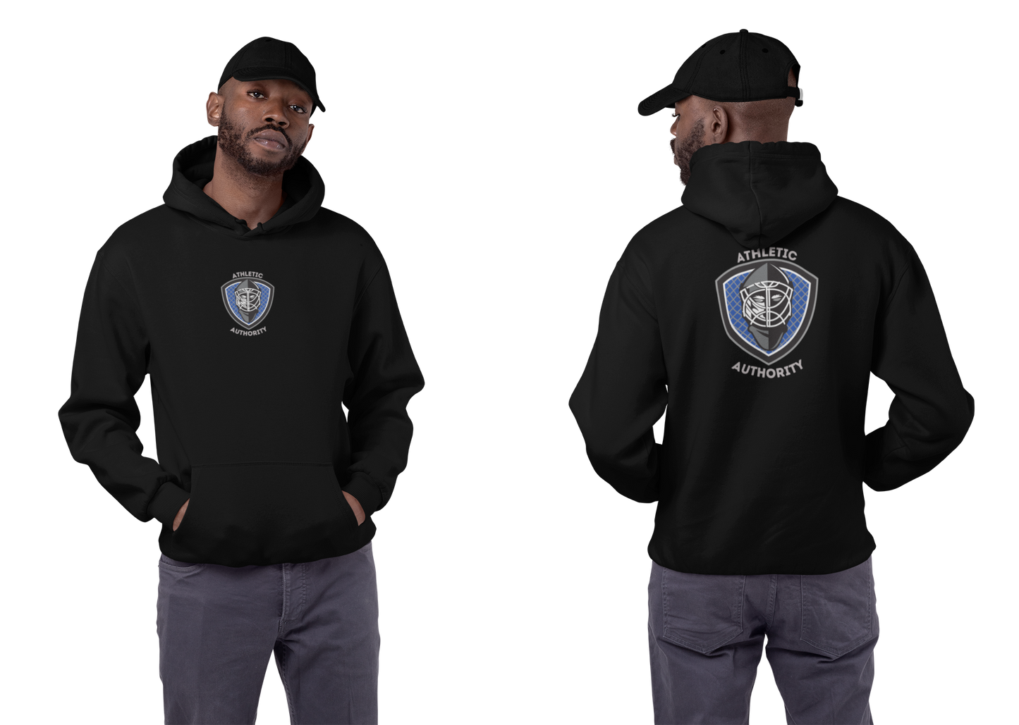 Athletic Authority "Mask" Unisex Lightweight Hoodie