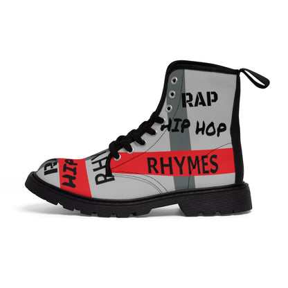 MYNY-HUB-Rap-Hip-Hop-Rhymes-unisex-Canvas-Boots