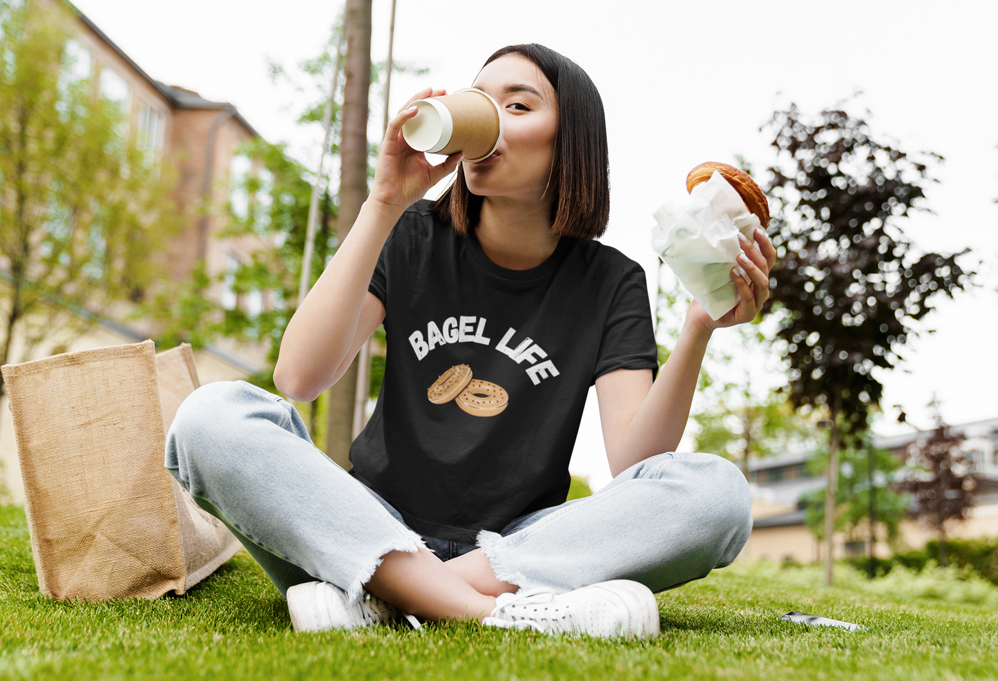 MYNY Hub "Bagel Life" Short-Sleeve Unisex T-Shirt