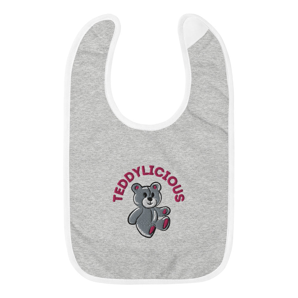 Teddylicious "Logo" Embroidered Baby Bib