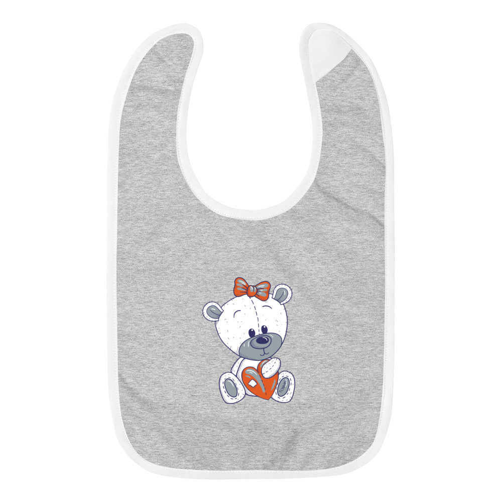 Teddylicious "Tommi" Embroidered Baby Bib