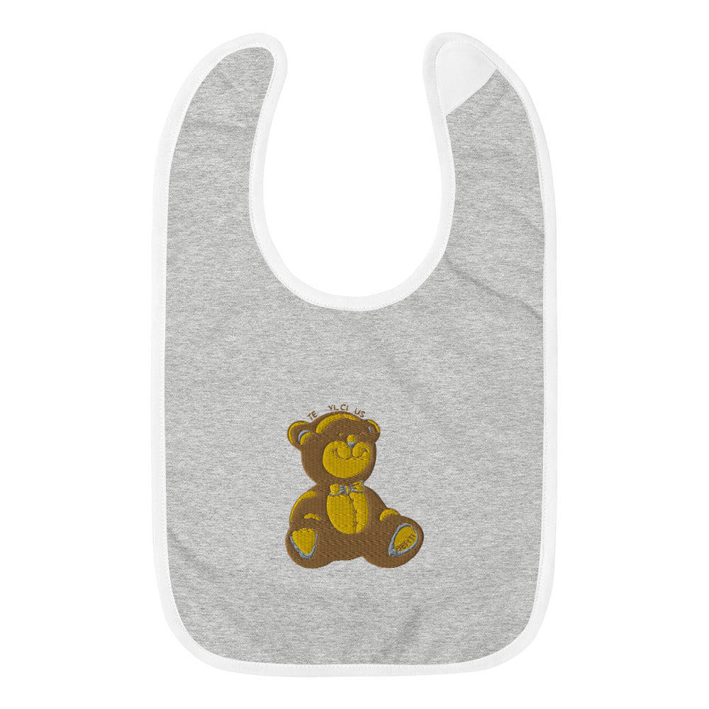 Teddylicious "Berti" Embroidered Baby Bib