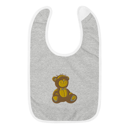 Teddylicious "Berti" Embroidered Baby Bib