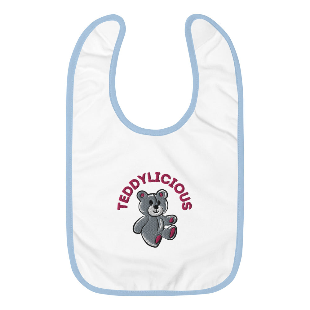 Teddylicious "Logo" Embroidered Baby Bib