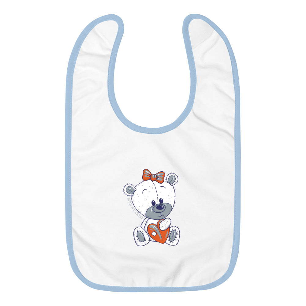 Teddylicious "Tommi" Embroidered Baby Bib