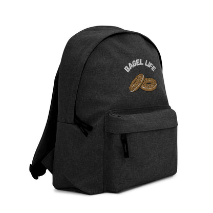 MYNY Hub "Bagel Life Embroidered Backpack