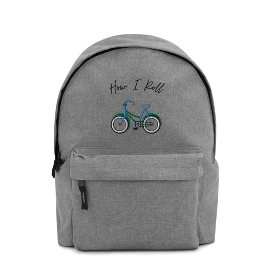 MYNY Hub "How I Roll" Embroidered Backpack