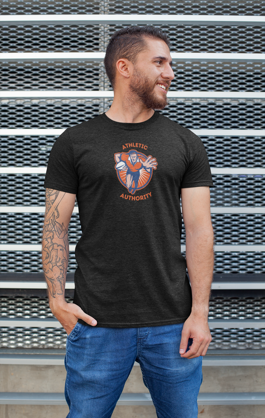 Athletic Authority "Rugby" Unisex Tri-Blend Short sleeve t-shirt