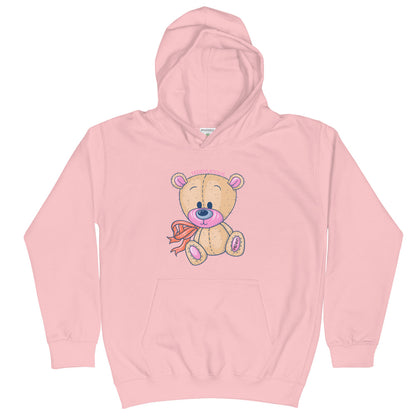 Teddylicious "Penny" Kids Hoodie pink front