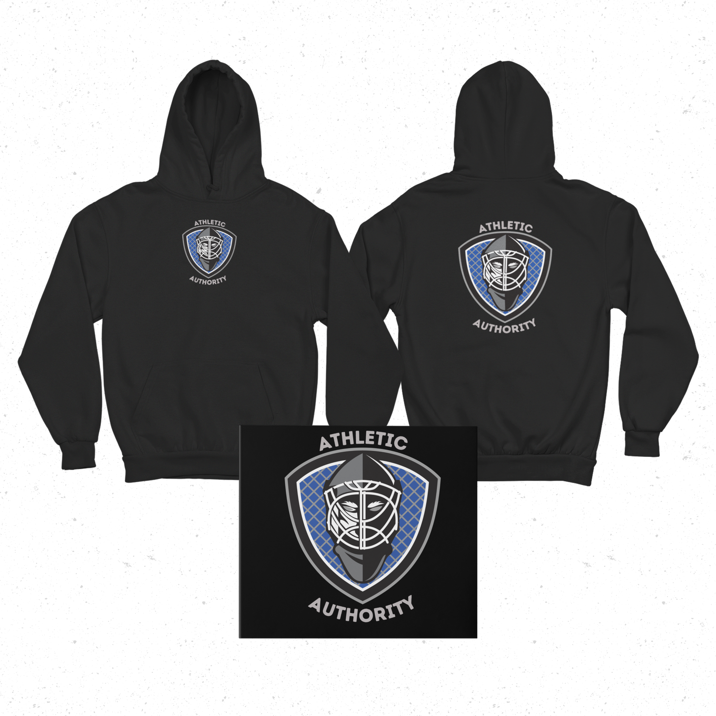 Athletic Authority "Mask" Unisex Lightweight Hoodie