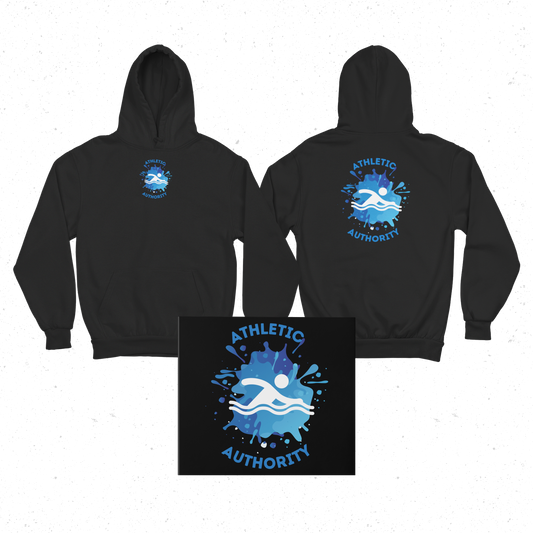 ATHLETIC AUTHORITY "Swim Splash" Unisex Lightweight Hoodie