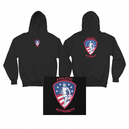 Athletic Authority "Runner USA" Unisex Lightweight Hoodie