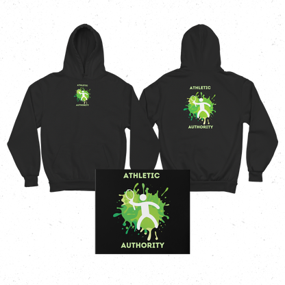 ATHLETIC AUTHORITY "Tennis Splash" Unisex Lightweight Hoodie