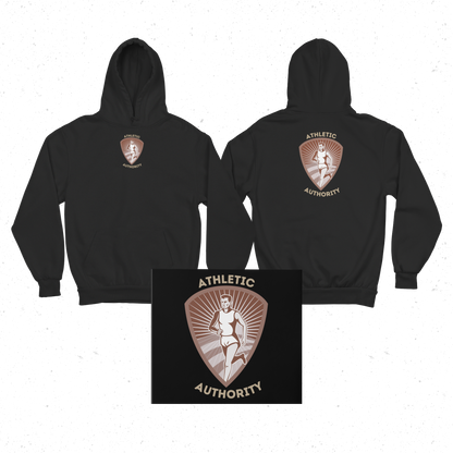 Athletic Authority "Runner Natural" Unisex Lightweight Hoodie