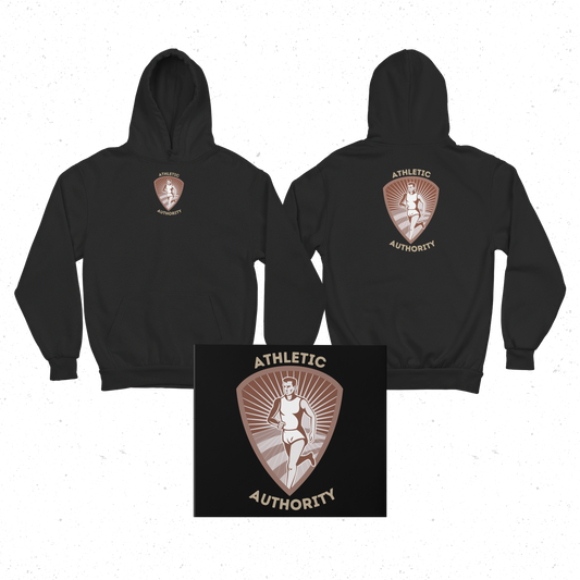 Athletic Authority "Runner Natural" Unisex Lightweight Hoodie