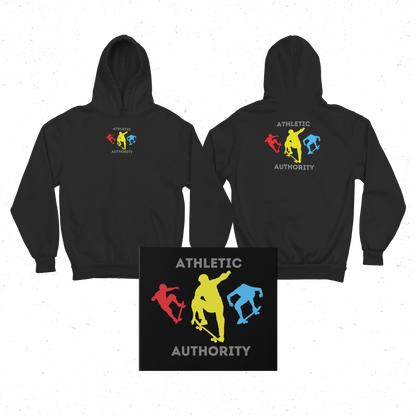 Athletic Authority "Skateboard" Unisex Lightweight Hoodie