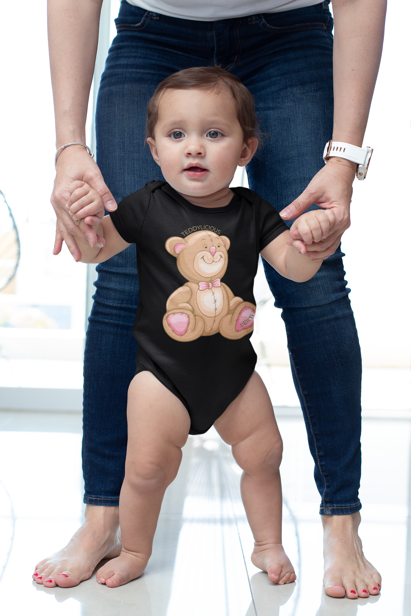 Teddylicious "Berti" Baby Short Sleeve Onesie