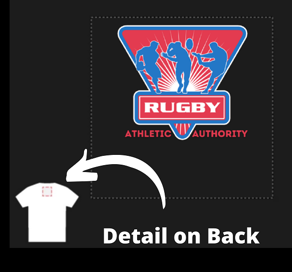 Athletic Authority "Rugby New Zealand" Unisex Tri-Blend Short sleeve t-shirt