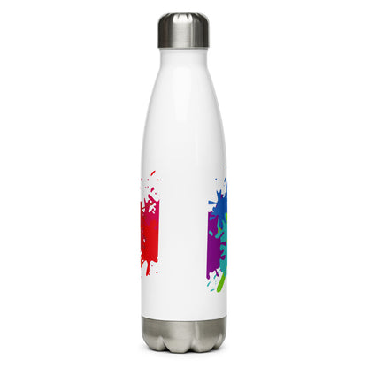 Athletic Authority "Volleyball Splash" Stainless Steel Water Bottle