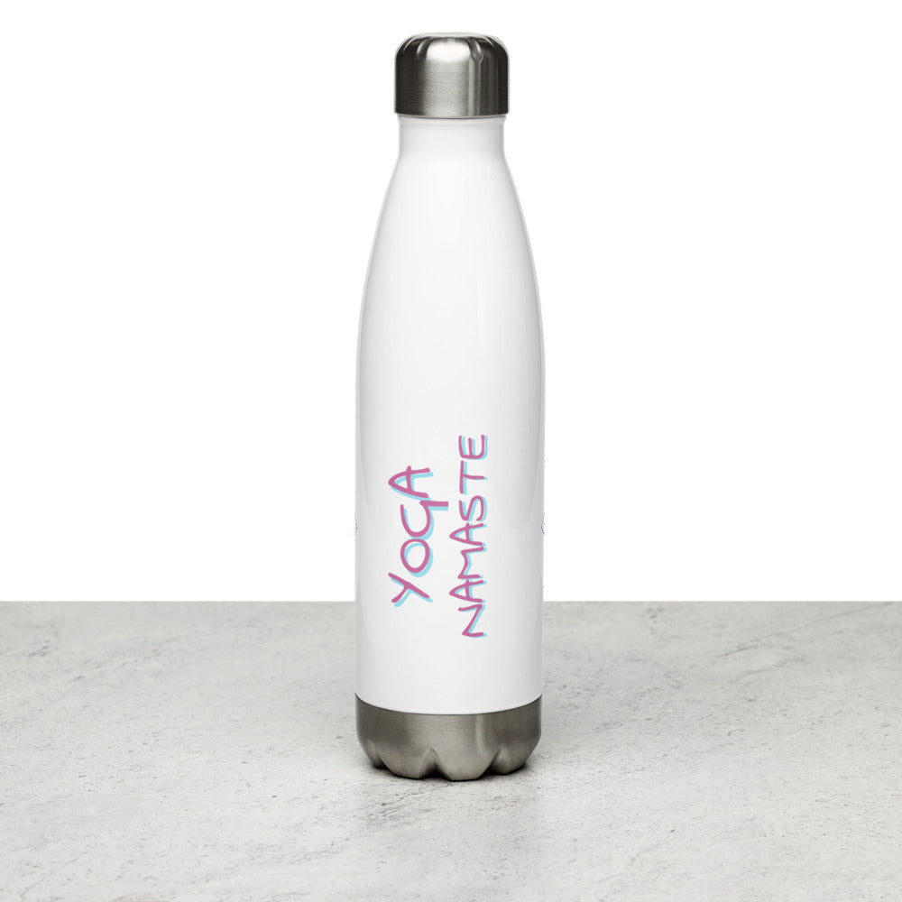 Athletic Authority "Yoga Namaste" Stainless Steel Water Bottle