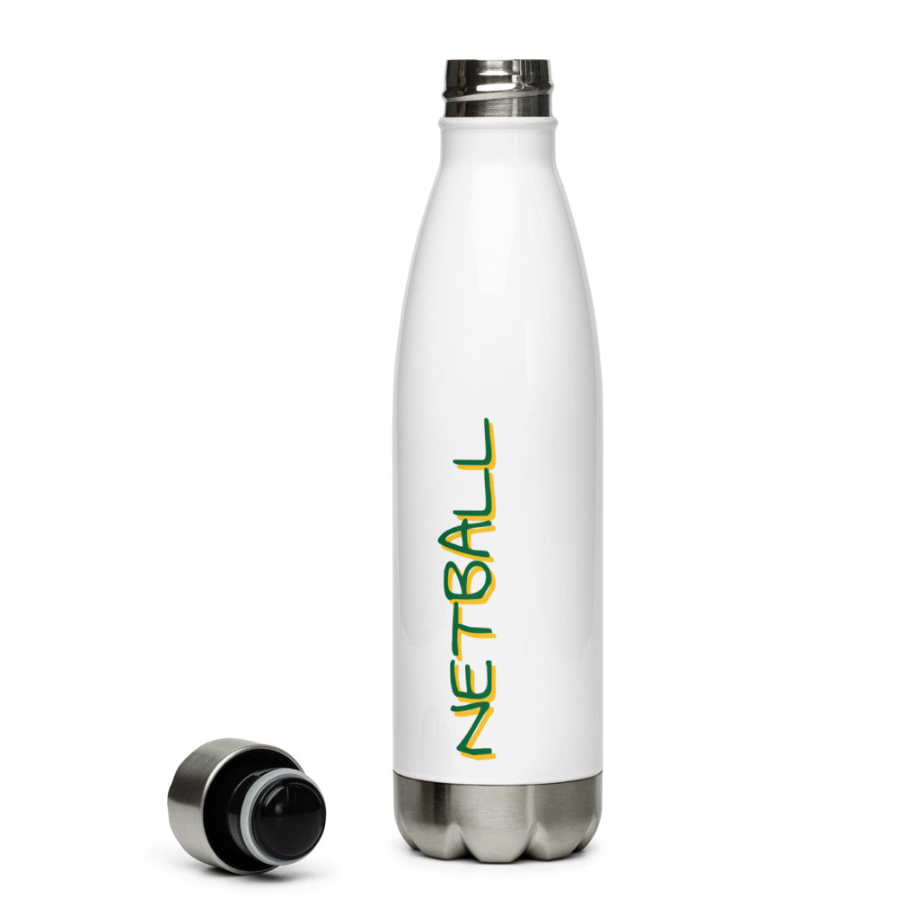 Athletic Authority  "Netball" Stainless Steel Water Bottle