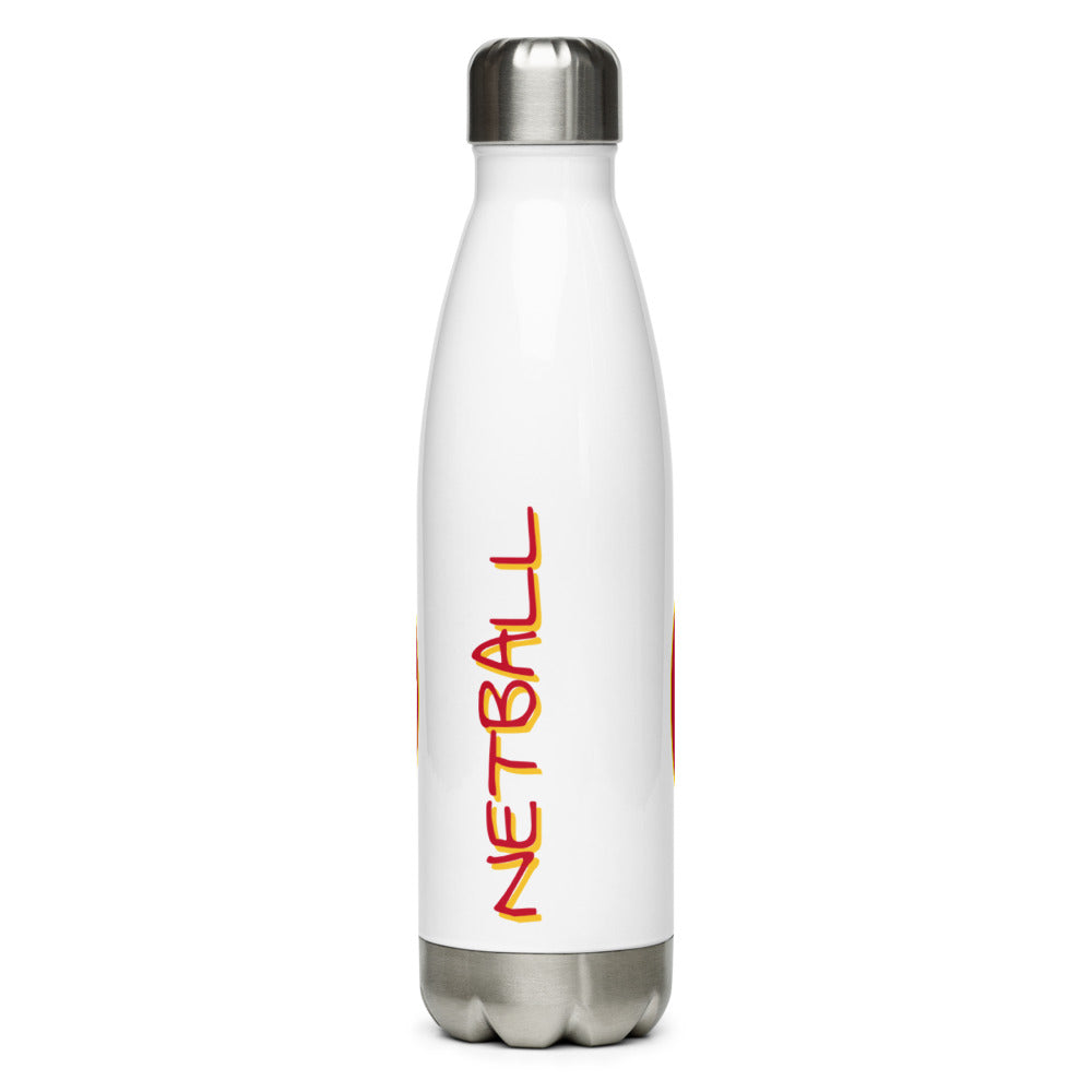 Athletic Authority "Netball Pass" Stainless Steel Water Bottle