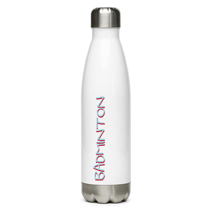 Athletic Authority"Badminton Shuttlecock" Stainless Steel Water Bottle