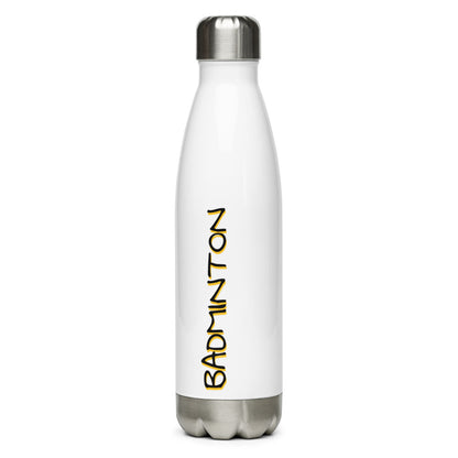 Athletic Authority "Badminton Crest" Stainless Steel Water Bottle
