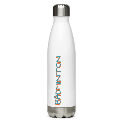 Athletic Authority"Badminton Smash" Stainless Steel Water Bottle