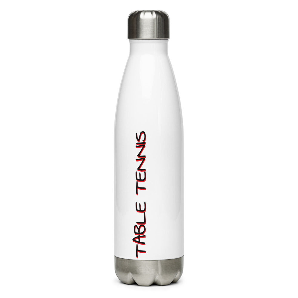 Athletic Authority "Table Tennis Bats" Stainless Steel Water Bottle