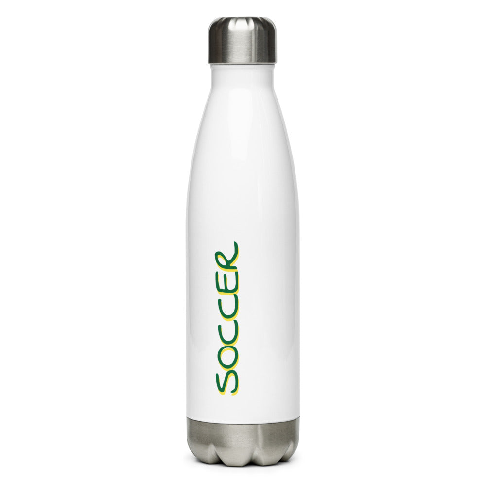 Athletic Authority "Soccer Pitch" Stainless Steel Water Bottle