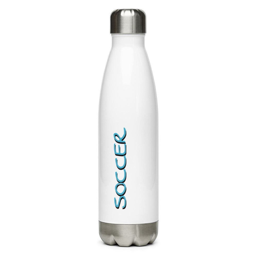 Athletic Authority "Soccer Paint" Stainless Steel Water Bottle