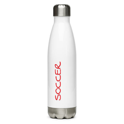 Athletic Authority "Soccer Blast" Stainless Steel Water Bottle